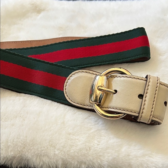 Gucci Accessories - Gucci Leather Belt with Gucci dust bag